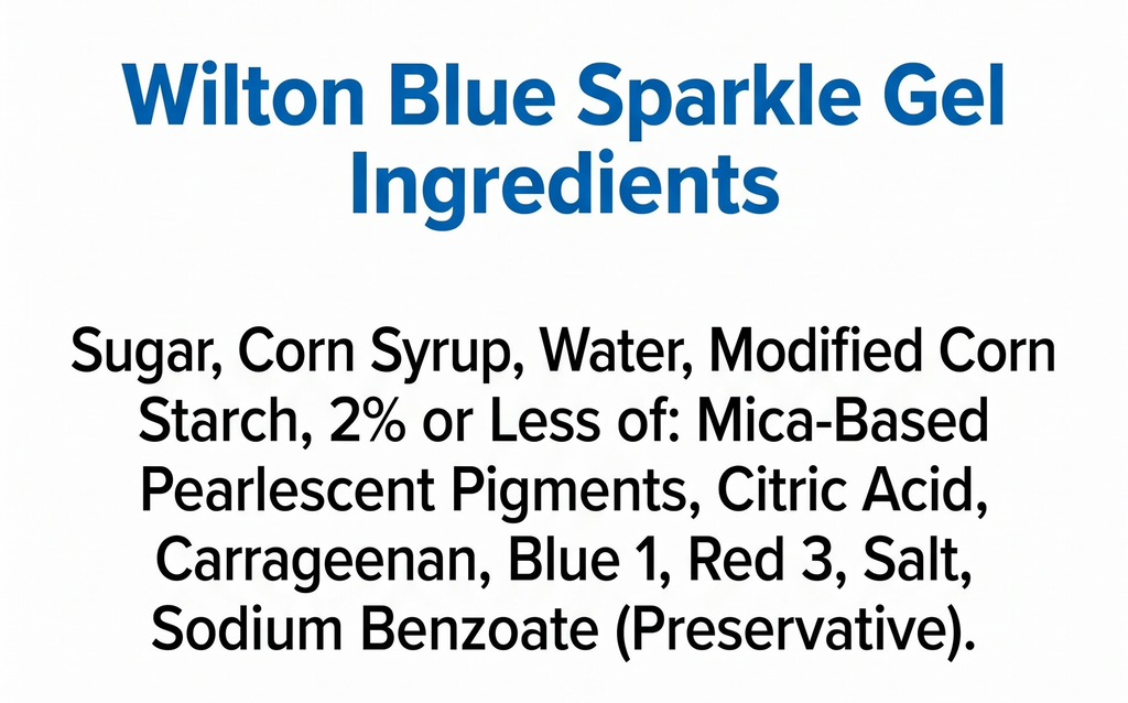 Wilton Gel Icing, Sparkle Blue, (3.5 oz)