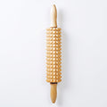 Linden Sweden Deep Notched Rolling Pin– Great for Home or Professional Use – Prepare Delicious Flatbreads and Crackers