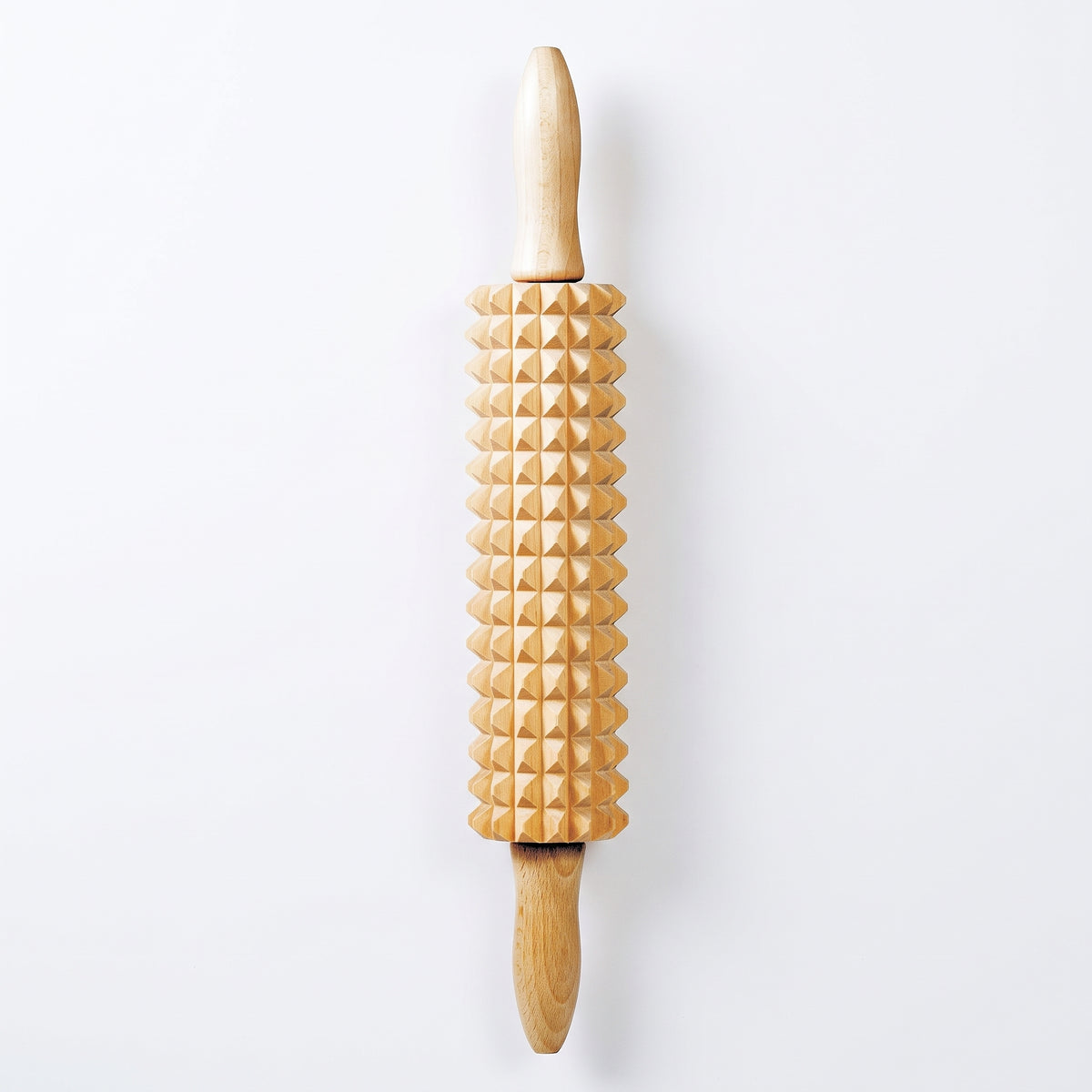Linden Sweden Deep Notched Rolling Pin– Great for Home or Professional Use – Prepare Delicious Flatbreads and Crackers