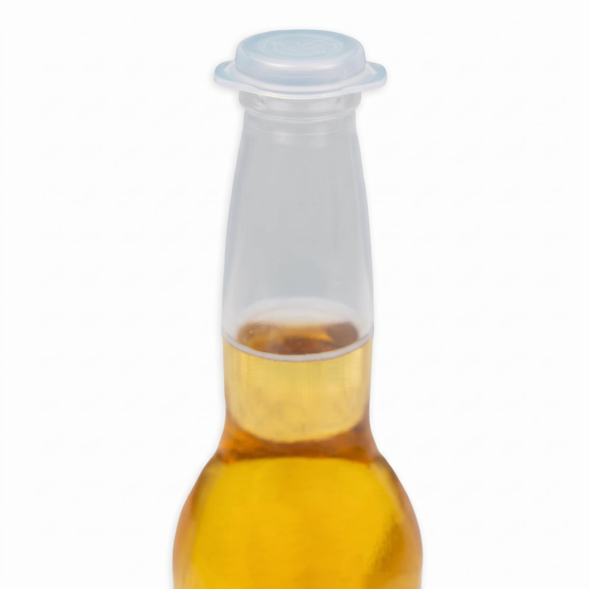 Linden Sweden Bottle Cap Covers - Reusable Plastic Soda and Beer Bottle Caps to Prevent Drink Spillage - Dishwasher Safe - Made In Sweden - Set of 10-3.25W x 6H Inches