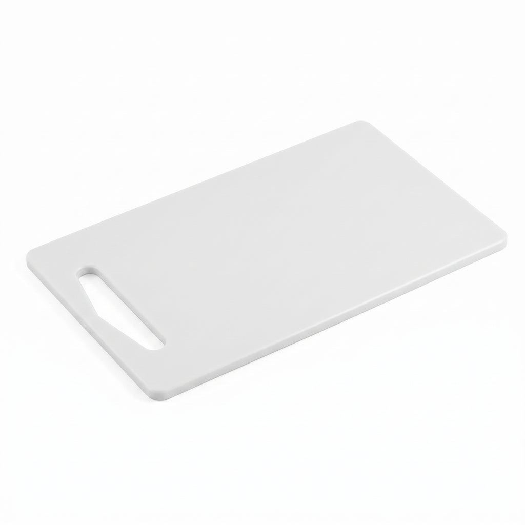 Linden Sweden Anita Cutting Board with Handle - Safe for Meat and Produce, Won't Dull Knives - Slim, Lightweight Design for Easy Storage, Dishwasher-Safe, White, Small - 9,25” x 6”