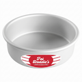 Fat Daddio's Round Cake Pan, 6 x 2 Inch, Silver