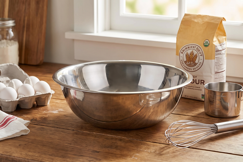 Tablecraft 4 qt Stainless Steel Mixing Bowl