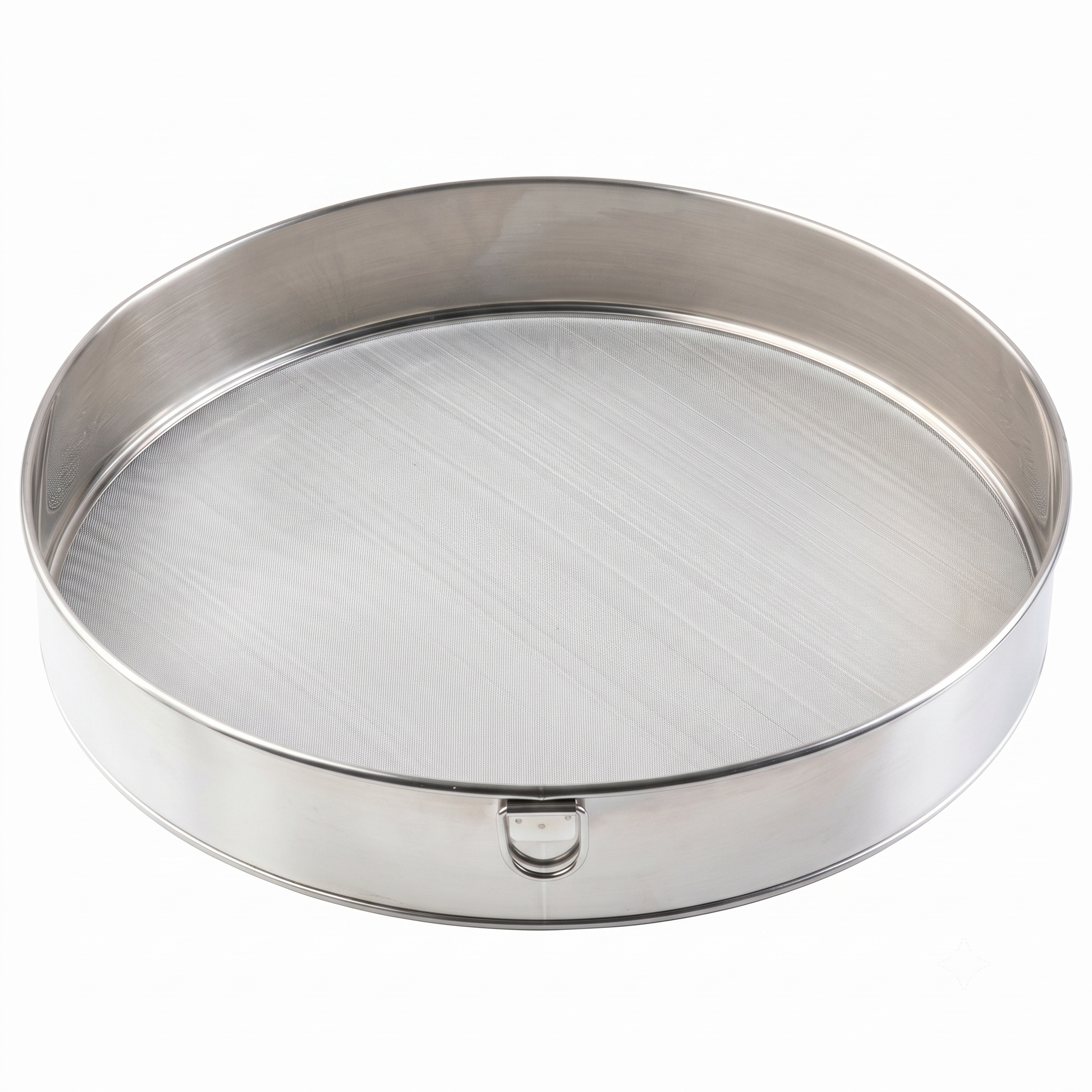 Tablecraft Fine Mesh Sieve Strainer, 12-Inch Round Ultra-Fine Stainless Steel Flour Filtering, Comfortable Handle, Baking, Food Prep and Cooking Tool for Foodservice, Restaurant and Home Use, 2" Deep