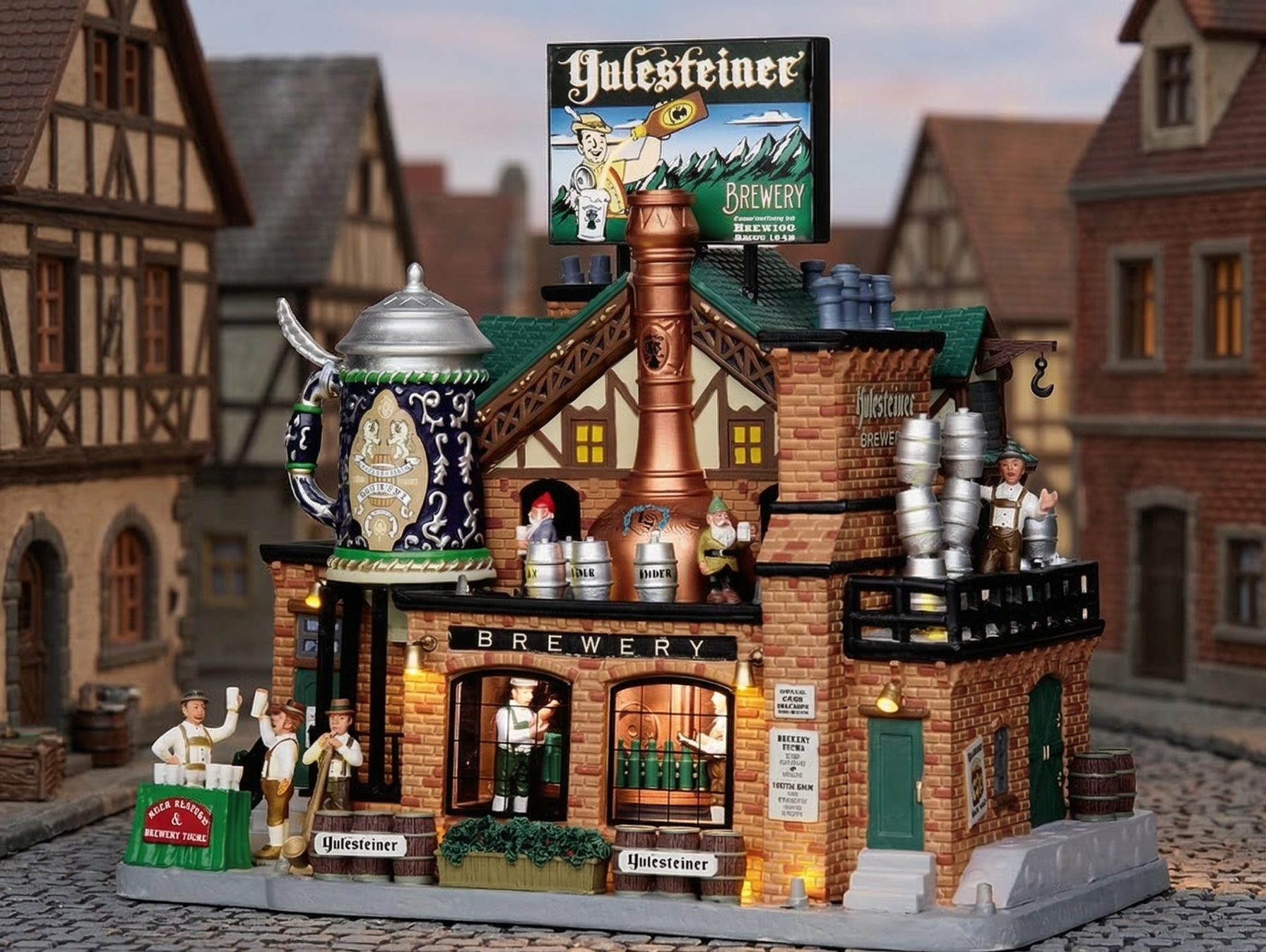 Lemax Yulesteiner Brewery, with 4.5V Adaptor #05073