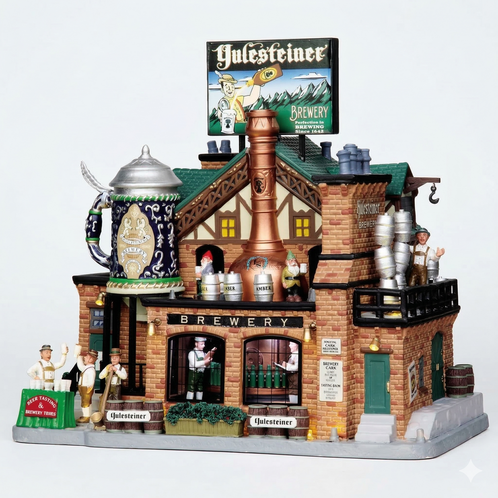 Lemax Yulesteiner Brewery, with 4.5V Adaptor #05073