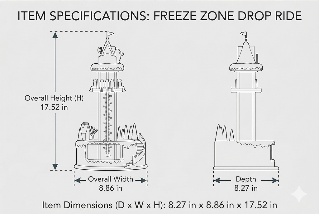 Lemax Santa's Freeze Zone, with 4.5V Adaptor #24958