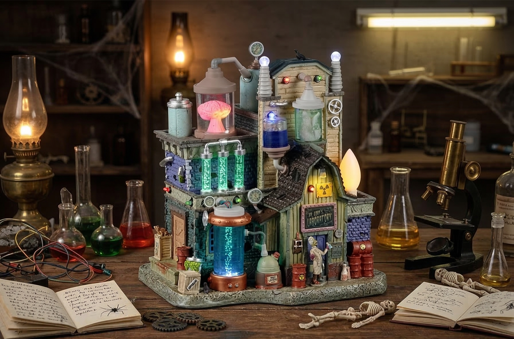 LEMAX Dr. Gory's Laboratory, with 4.5V Adaptor #25844 Multicolor