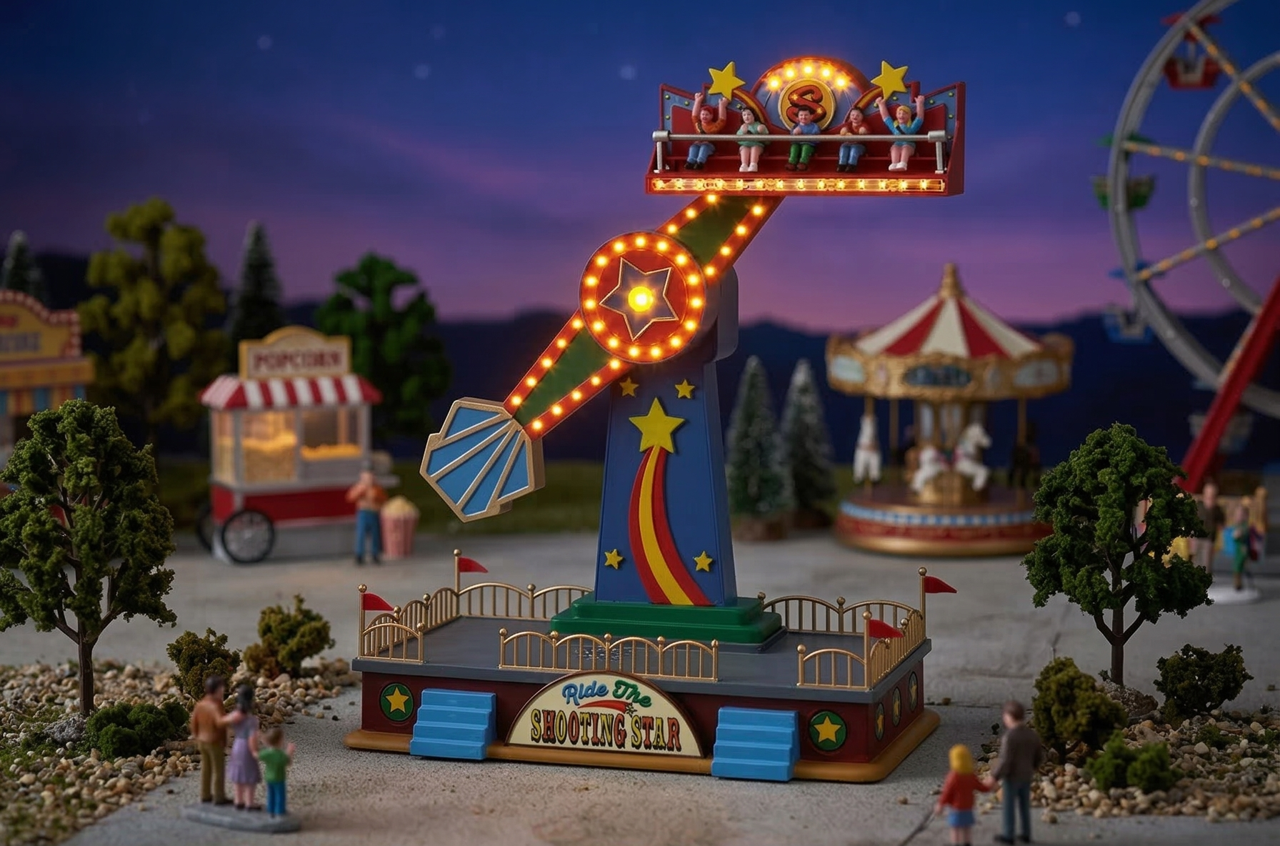 Lemax Village Collection The Shooting Star, with 4.5V Adaptor (AA)