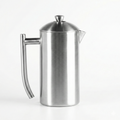 Frieling Double-Walled Stainless-Steel French Press Coffee Maker, Polished, 36 Ounces