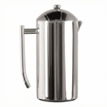Frieling Double-Walled Stainless Steel French Press Coffee Maker - 44 oz, Polished, Extra Large Stainless Steel Coffee Press for Commercial Use - Camping Coffee Makers & Tea Press