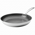 Black Cube Quick Release 12.5-Inch Nonstick Fry Pan - Stainless Steel Induction Frying Pan - Hybrid Cookware - Induction Cookware
