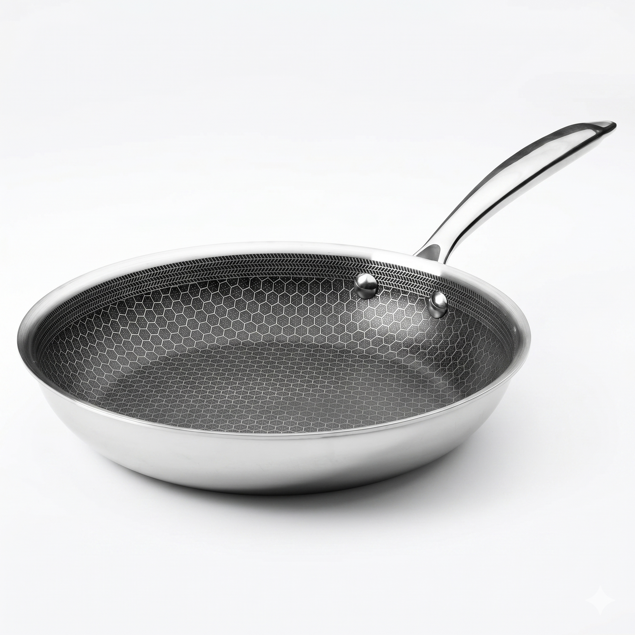 Black Cube Frieling Quick Release Cookware Fry Pan - 9.5-Inch - Non Stick Frying Pans - Quick Release Pans - Stainless Steel Non Stick - Stainless Fry Pan Hybrid Cookware