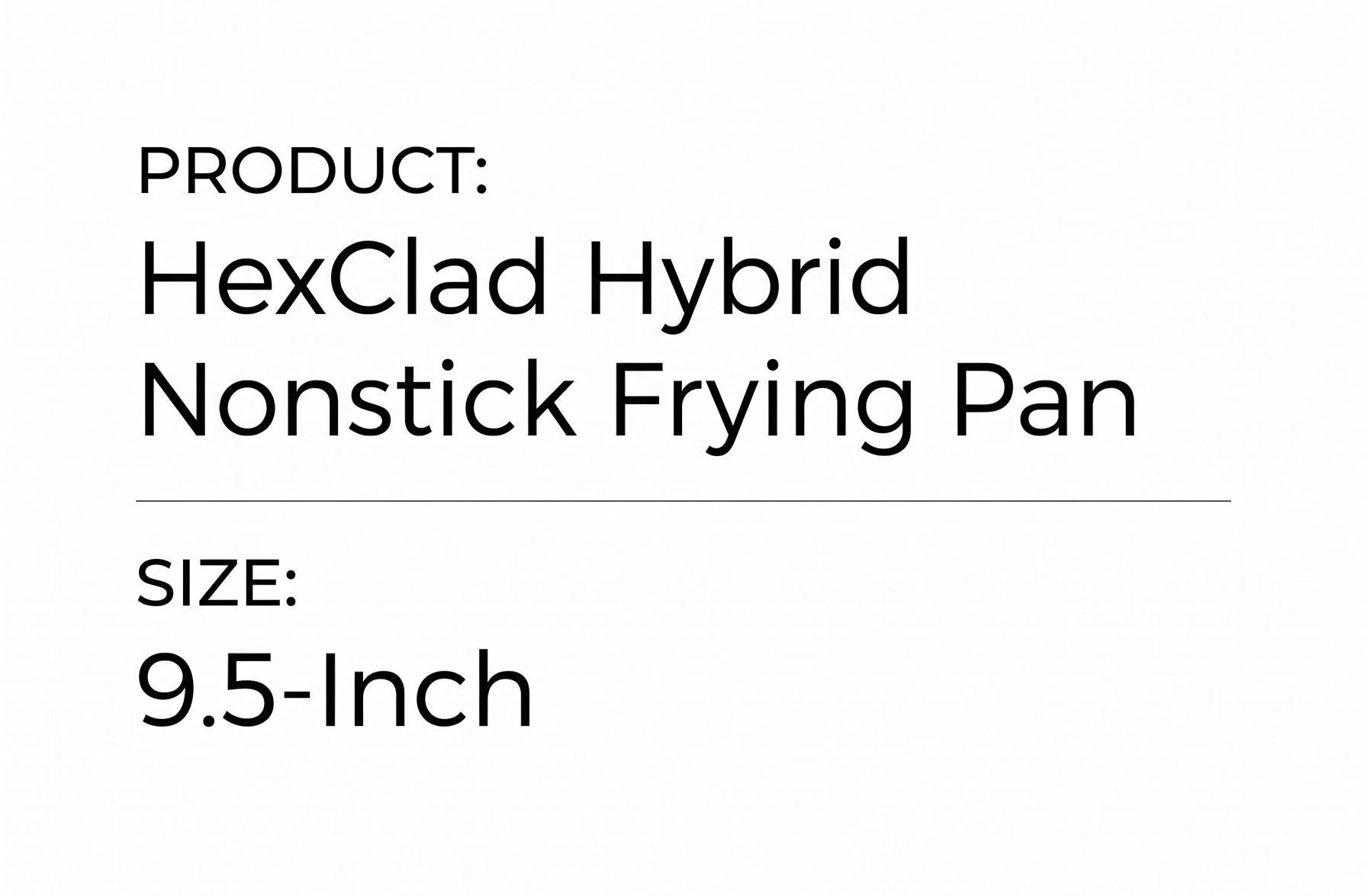 Black Cube Frieling Quick Release Cookware Fry Pan - 9.5-Inch - Non Stick Frying Pans - Quick Release Pans - Stainless Steel Non Stick - Stainless Fry Pan Hybrid Cookware