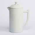 Frieling Double-Walled French Press Coffee Maker - Stainless Steel Coffee Maker with Reusable Filter (34 Fl Oz, White)