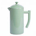Frieling Double-Walled Stainless Steel French Press Coffee Maker, Dilly Bean Green, 34 fl oz.
