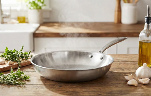 Black Cube TitaniumMAX Cookware - Made in France - Quick Release Titanium Cookware - 9.5" Fry Pan - Titanium Pan Suitable for Induction Cooktops - No PFAS - Induction Cook Top