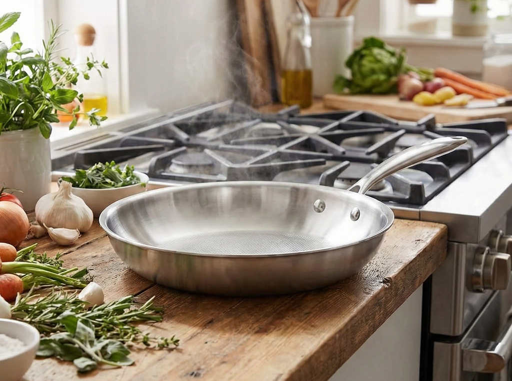 Black Cube TitaniumMAX Cookware - Made in France - Quick Release Titanium Cookware - 11" Fry Pan - Titanium Pan Suitable for Induction Cooktops - No PFAS - Induction Cook Top