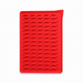 Talisman Designs Talisman Designs Baking Bacon in the Oven Silicone Bacon Mat for Oven, Professional Kitchen Cooking Accessory, Non-Stick Roasting Surface (16L X 11W Bacon Mat | Red)