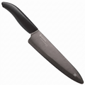 Kyocera’s Revolution Ceramic Revolution Series: 7” Professional Ceramic Chef Knife, Black