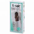 T-Sac Tea Filter Bags, Disposable Tea Infuser, Number 3-Size, 3 to 8-Cup Capacity, Set of 100