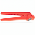 Dreamfarm Garject Lite 2-In-1 Garlic Peeler, Garlic Press & Mincer with Garlic Peel Ejector, Nylon - Red