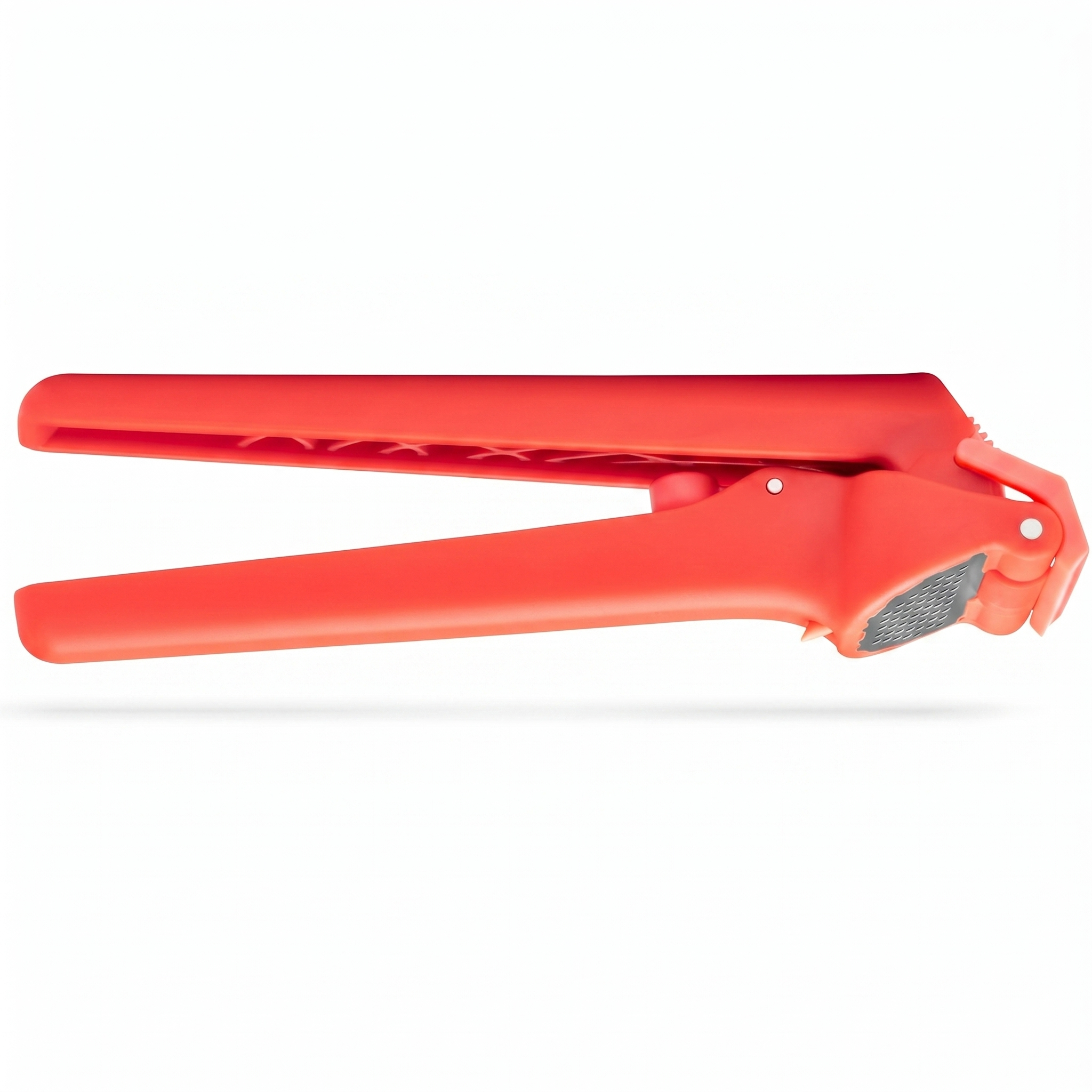 Dreamfarm Garject Lite 2-In-1 Garlic Peeler, Garlic Press & Mincer with Garlic Peel Ejector, Nylon - Red