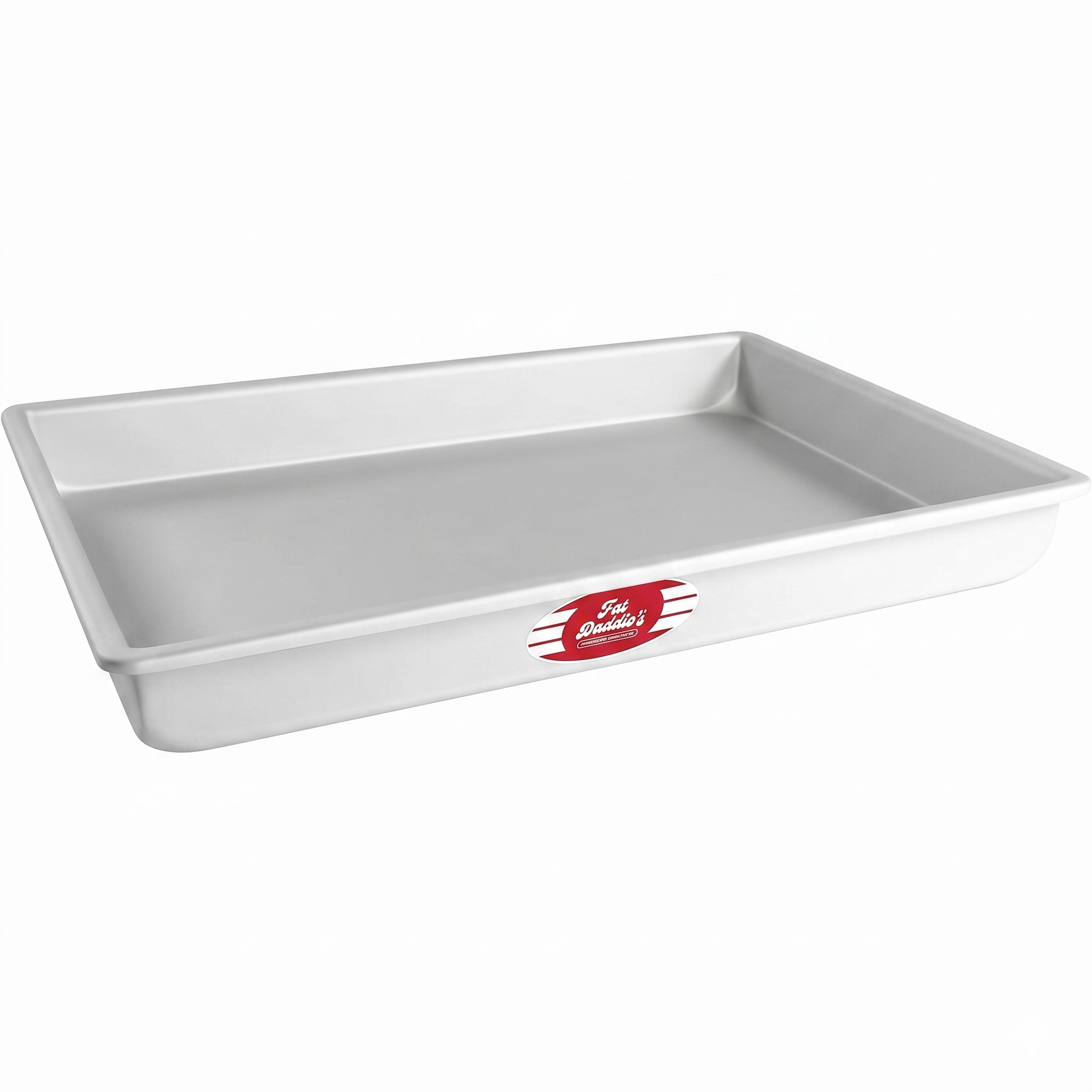 Fat Daddio's POB-12182 Sheet Cake Pan, 12 x 18 x 2 Inch, Silver