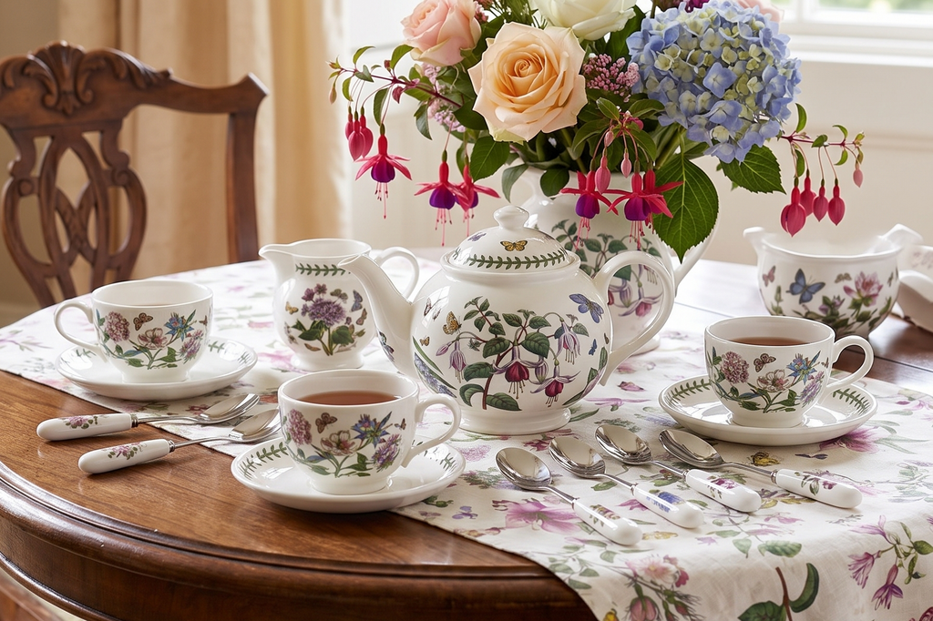 Portmeirion Botanic Garden Tea Spoons, Set of 6