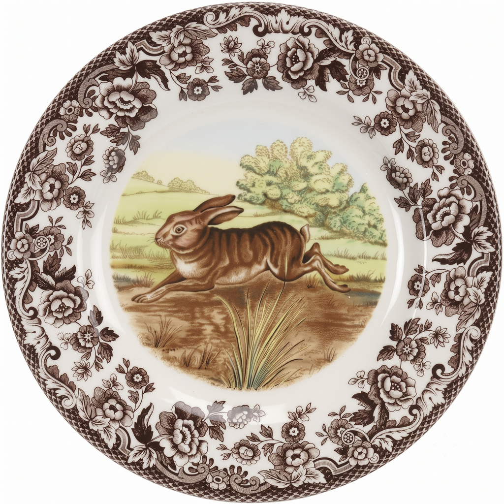Spode Woodland Rabbit Salad Plate