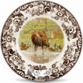 Spode Woodland Majestic Moose Salad Plate