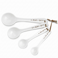 Portmeirion Sophie Conran Measuring Spoons, White, Set of 4