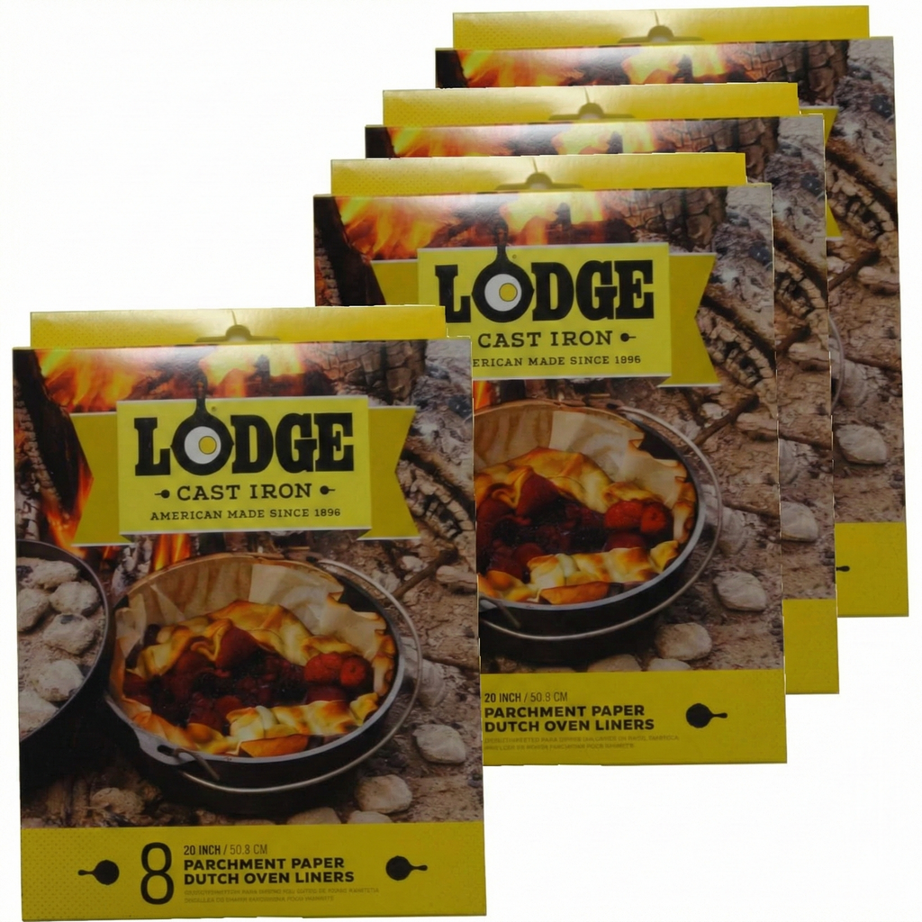 Lodge Parchment Paper 20 Inch Dutch Oven Liner, Set of 32