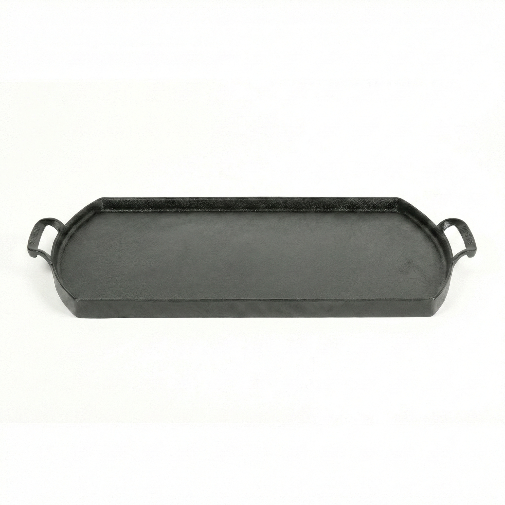 Lodge Blacklock 10" x 20" Cast Iron Double Burner Griddle - Triple Seasoned - For Indoor & Outdoor Cooking - Fits Over Two Burners - Easy Cleanup - Non-Toxic Material