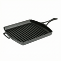 Lodge Blacklock 12 Inch Triple Seasoned Cast Iron Grill Pan - Lightweight Design - Natural, Non Stick Pans - Cast Iron Square Grill Pan - Lasts 100 Years