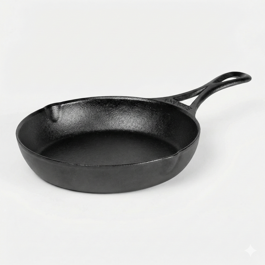 Lodge Blacklock 7" Triple Seasoned Cast Iron Skillet - Lightweight - Easy Cleanup - Premium Cookware