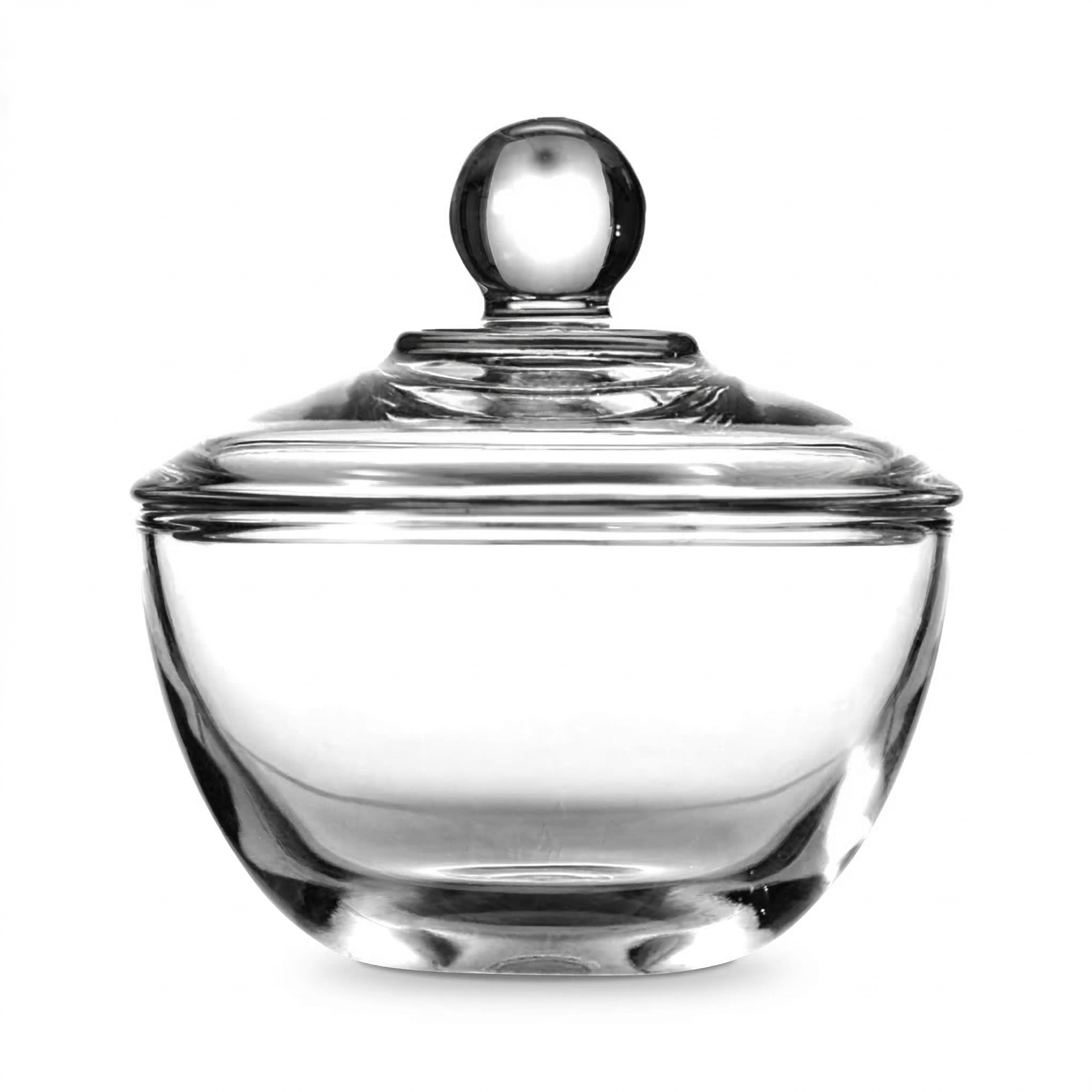 Anchor Hockings Brand Anchor Hocking Presence Glass Sugar Bowl with Lid, 1-Pack, Clear