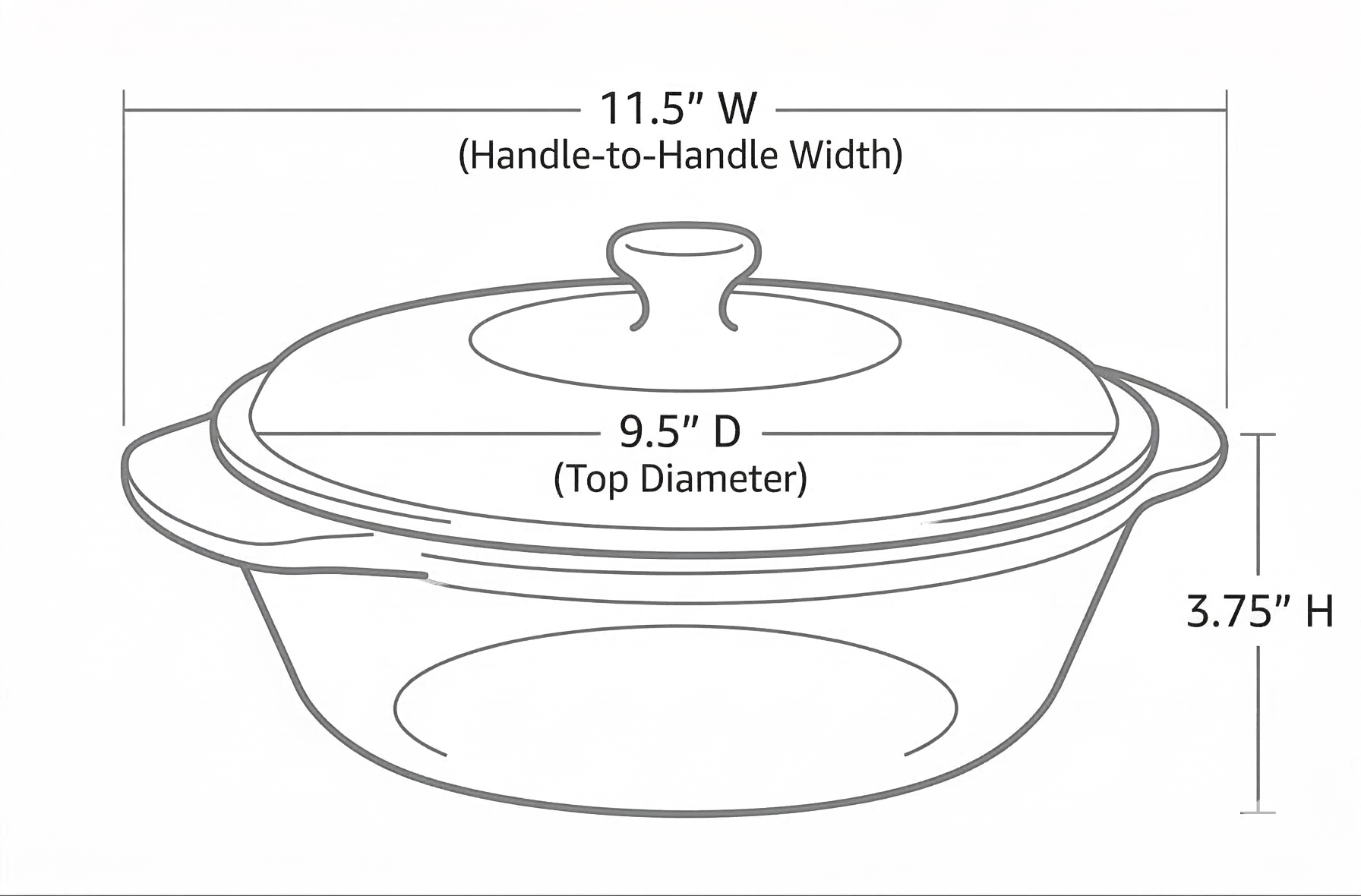 Anchor Hocking Fire-King Casserole Baking Dish with Lid, Glass, 2-Quart