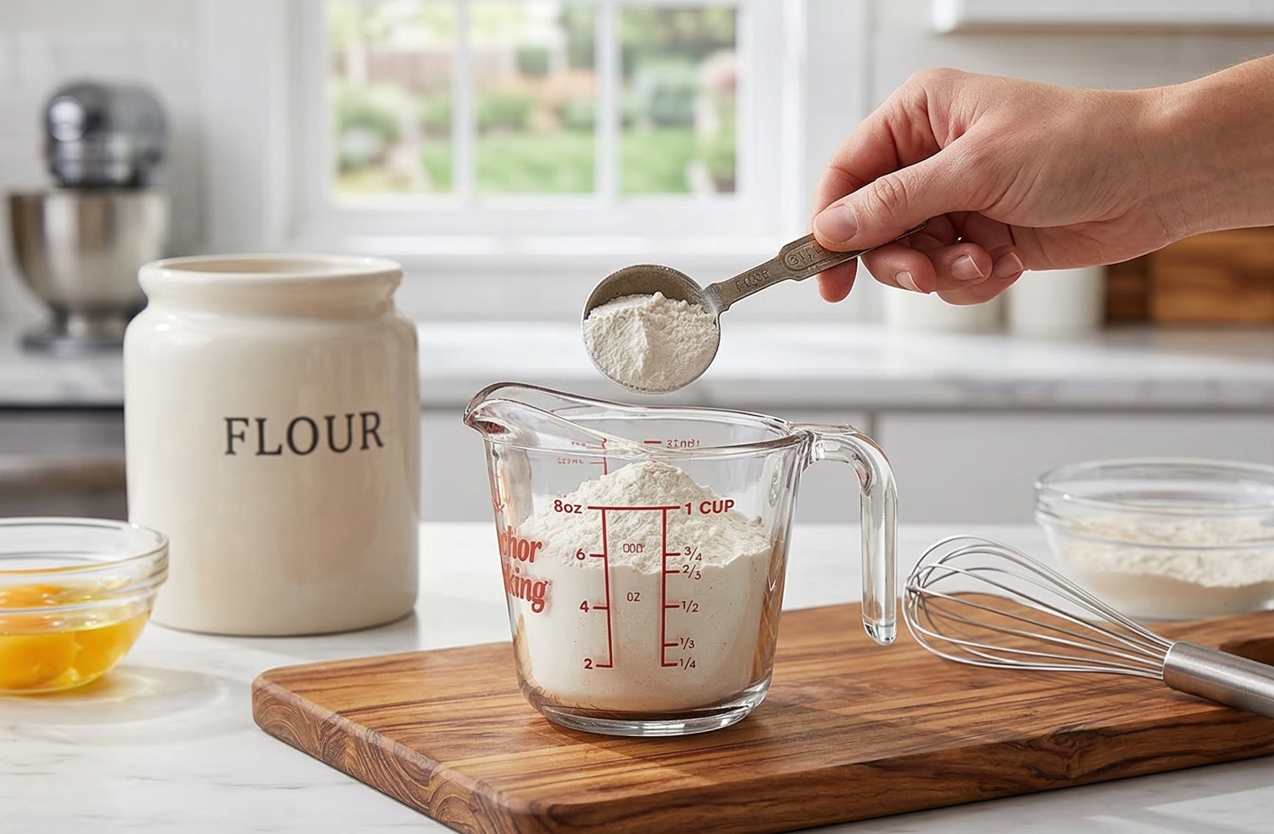 Anchor Hocking Fire-King Measuring Cup, Glass, 1-Cup