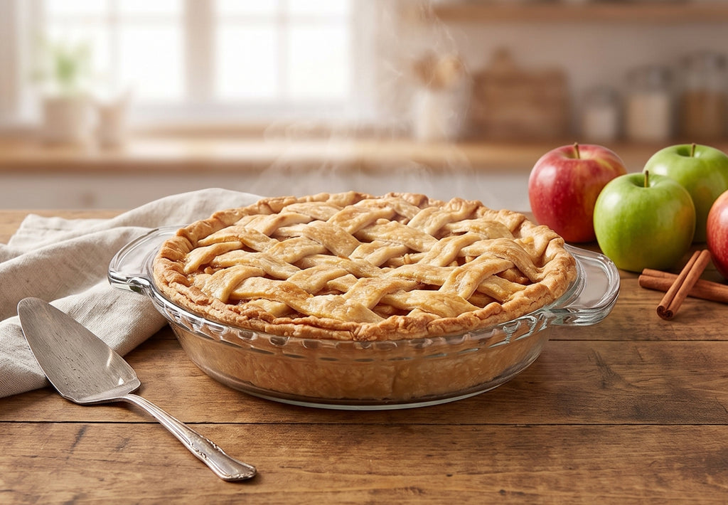 Anchor Hocking Oven Basics 9.5-Inch Deep Pie Plate, Clear, 1 Piece