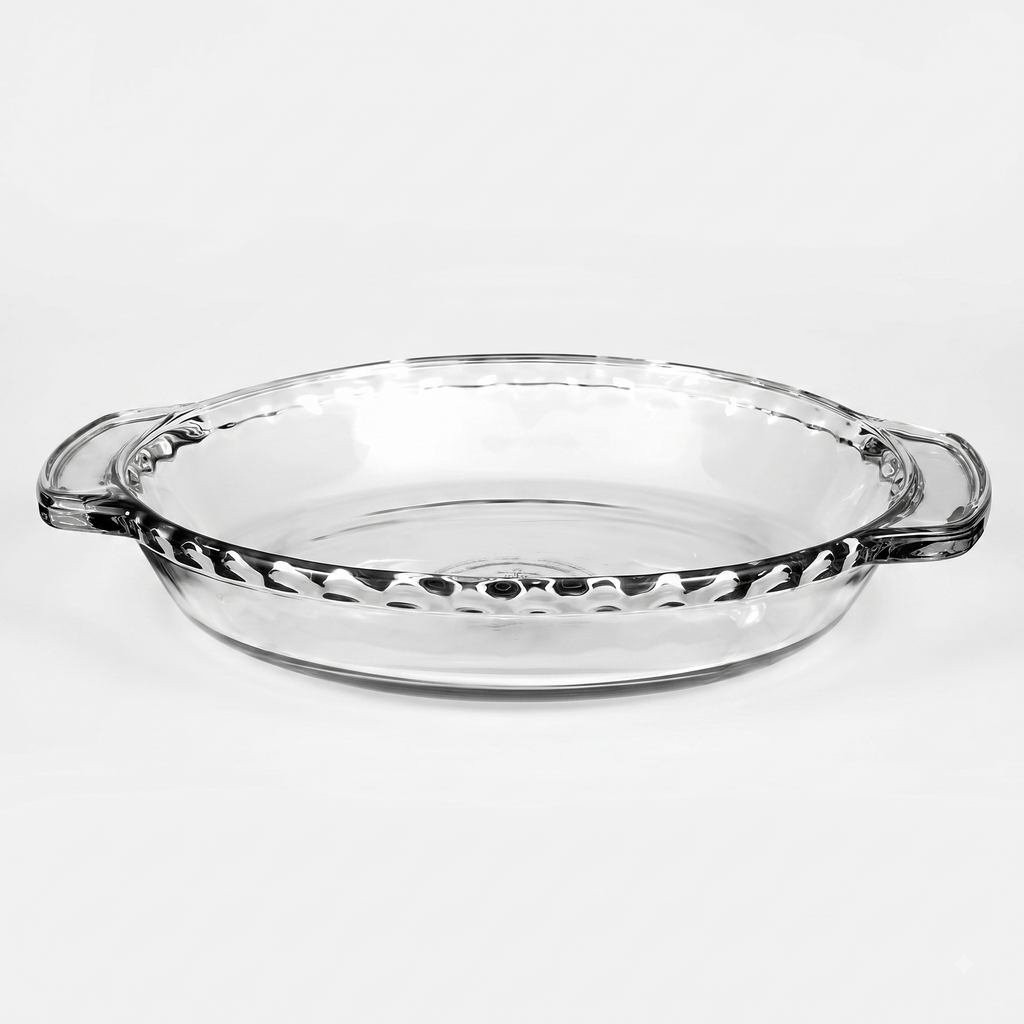 Anchor Hocking Oven Basics 9.5-Inch Deep Pie Plate, Clear, 1 Piece