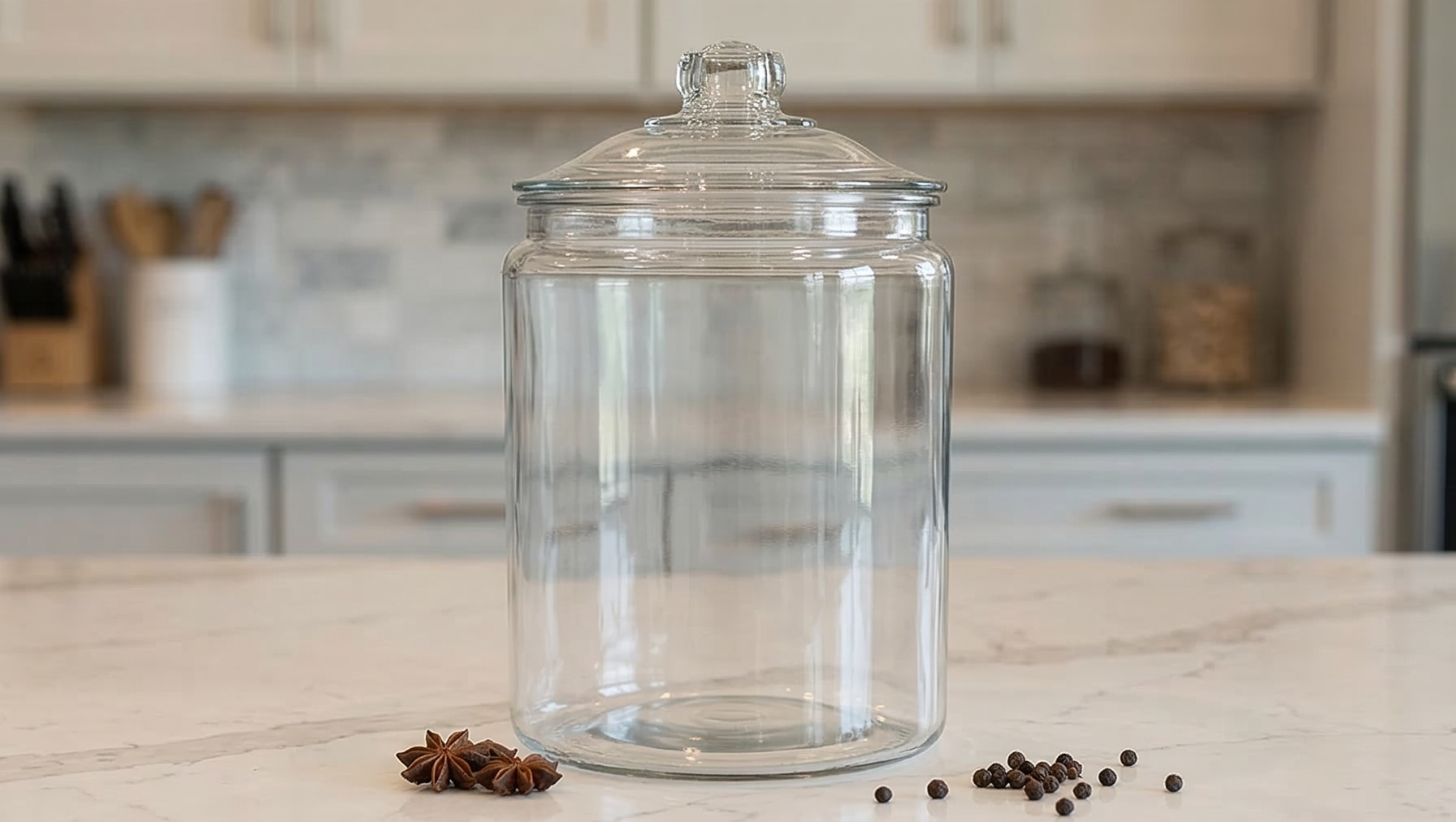 Anchor Hocking Heritage Hill Glass 0.5 Gallon Storage Jar, Set of 1