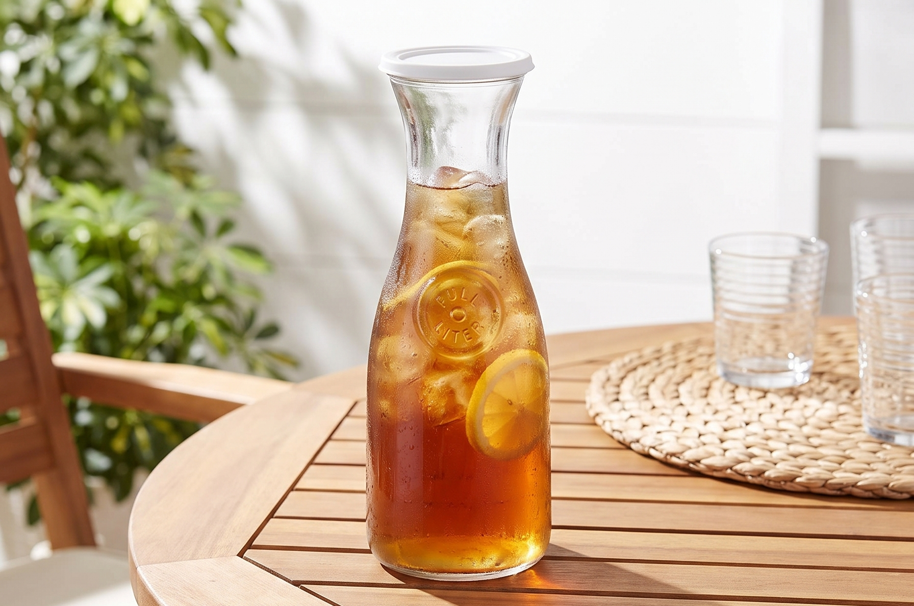 Anchor Hocking 492001100863 carafe with lid, 1 LT, Clear