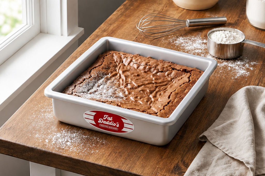 Fat Daddio's PSQ-882 Anodized Aluminum Square Cake Pan, 8 x 2 Inch