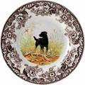 Spode Woodland Hunting Dogs Black Labrador Salad Plate