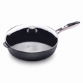 Swiss Diamond Nonstick Saute Pan with Lid, Diamond Coated Aluminum Deep Saute Pan with Lid Features Stainless Steel Handle, Dishwasher & Oven Safe Up To 500 °F, 12.5 Inch, 5.8 Quart