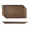 FINEX 15" Cast Iron Lean Grill Pan, Modern Heirloom, Handcrafted in the USA, Pre-seasoned with Organic Flaxseed Oil