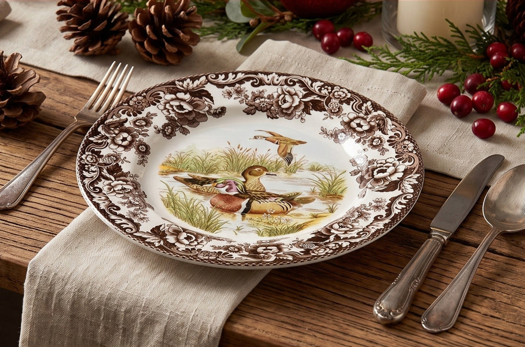 Spode Woodland Wood Duck Salad Plate