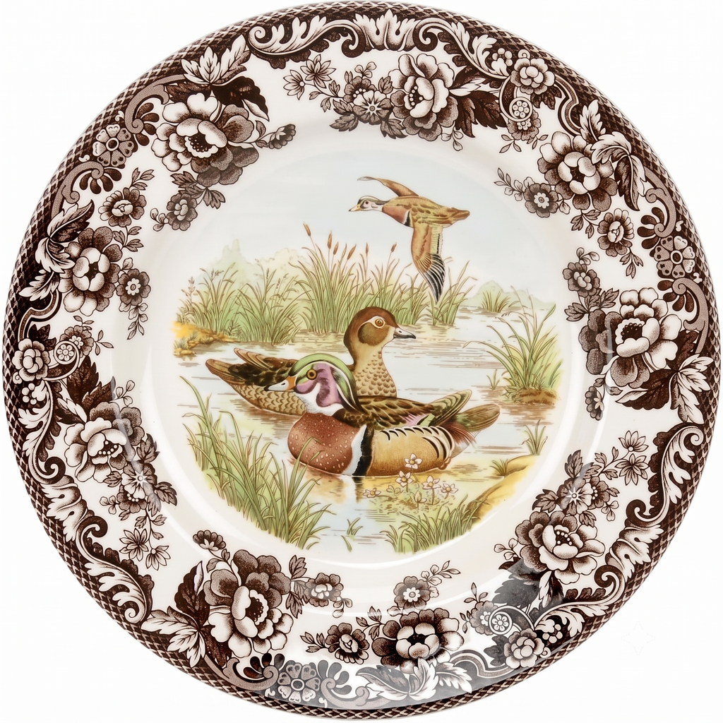 Spode Woodland Wood Duck Salad Plate