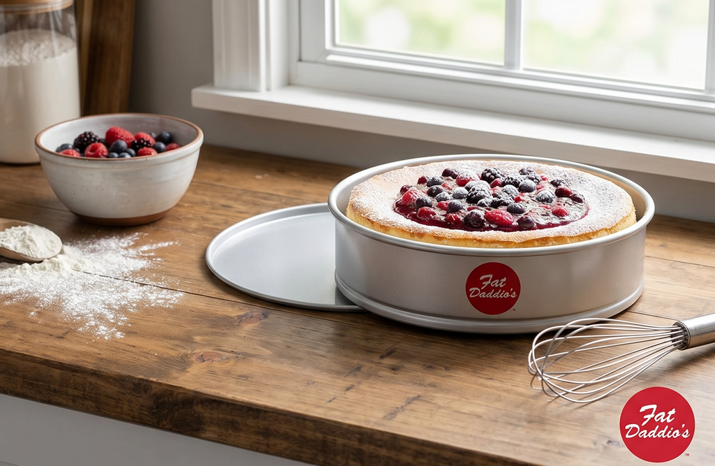 Fat Daddio's PCC-103 Anodized Aluminum Round Cheesecake Pan, 10 x 3 Inch